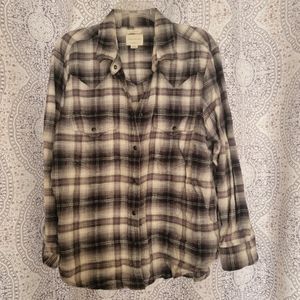 American Eagle Flannel Snap
